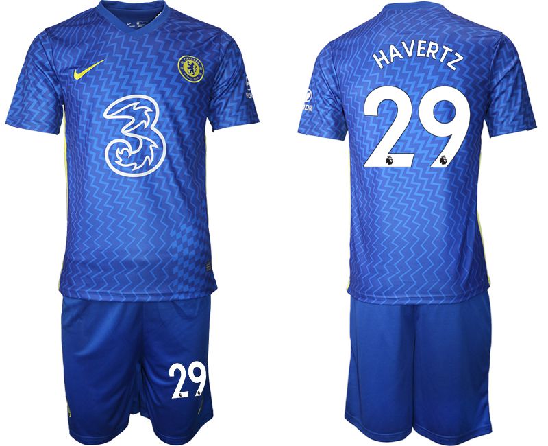 Men 2021-2022 Club Chelsea FC home blue #29 Nike Soccer Jersey